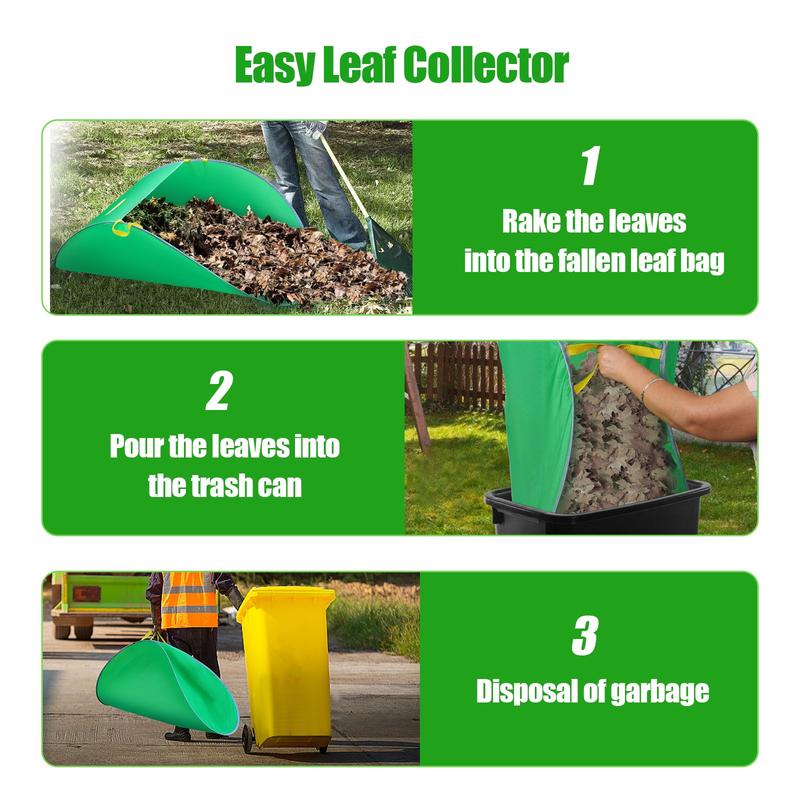 🌿Green Leaf Collection Garden Leaf Gathering Tent