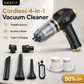 ⏳🔥LIMITED-TIME 50% OFF! ⏰🎉 2026 Sale — Over 25,000 Sold! 🚗 Cordless 4-in-1 Car Vacuum – 12000Pa Suction 💨