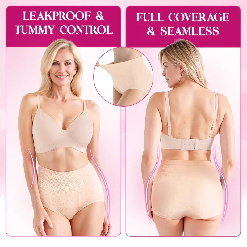 💥LAST DAY Clearance Sale-50% OFF💞Leakproof High-Waist Tummy-Control Butt-Lifting Panties