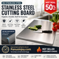 🎁2026 New Arrivals 50% OFF💥Must‑Have Cooking Tool！🥩🥦Safer, Cleaner & More Convenient!💥304 Stainless Steel Cutting Board