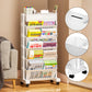 📚 Simple Movable Bookshelf on Wheels – Easy & Space-Saving Storage ✨