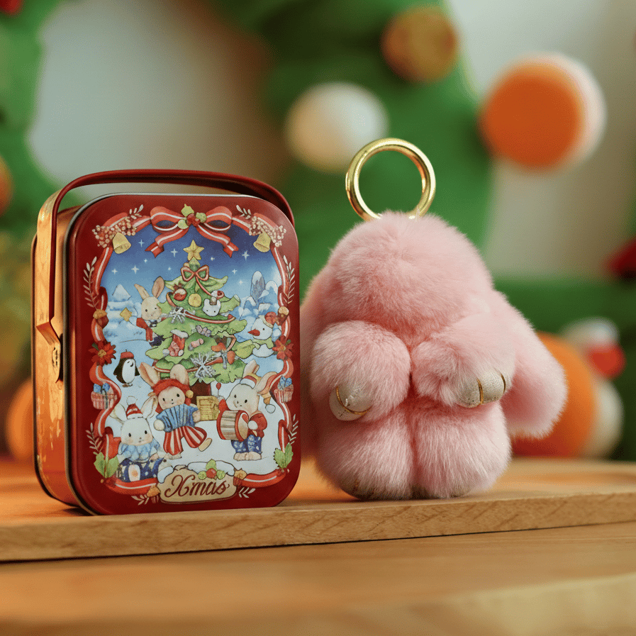 🏆LIMITED TIME SPECIAL SALE 50% OFF🐰 Handmade Soft Bunny PomPom Charms