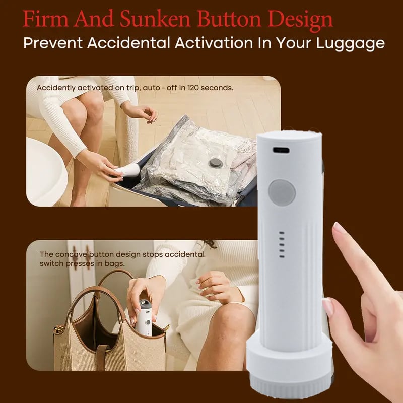 ⏳Limited-time 50% off⏰✨X7 Cordless Travel Vacuum Bag