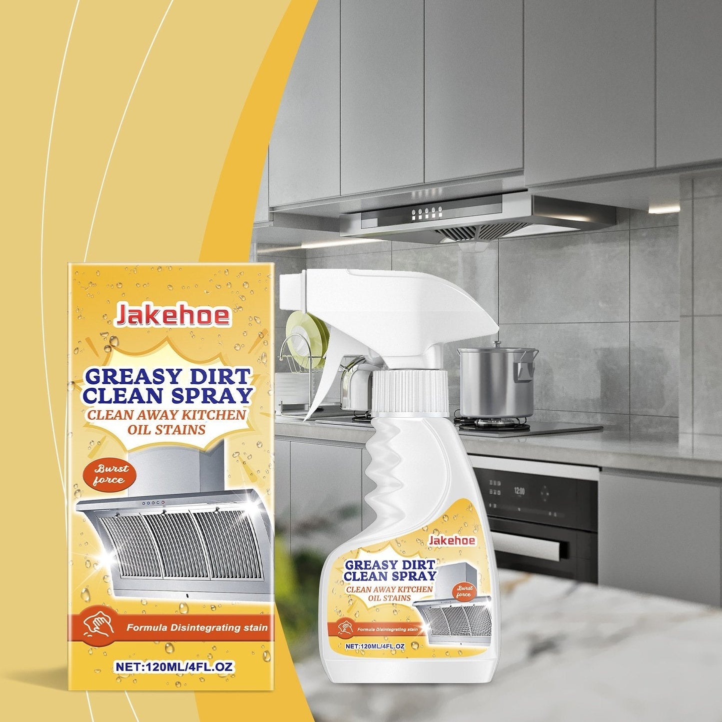 🎁LIMITED SALE BUY 2 GET 1 FREE!!✨Multi-Purpose Kitchen Heavy Oil Cleaner Spray