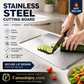 🎁2026 New Arrivals 50% OFF💥Must‑Have Cooking Tool！🥩🥦Safer, Cleaner & More Convenient!💥304 Stainless Steel Cutting Board