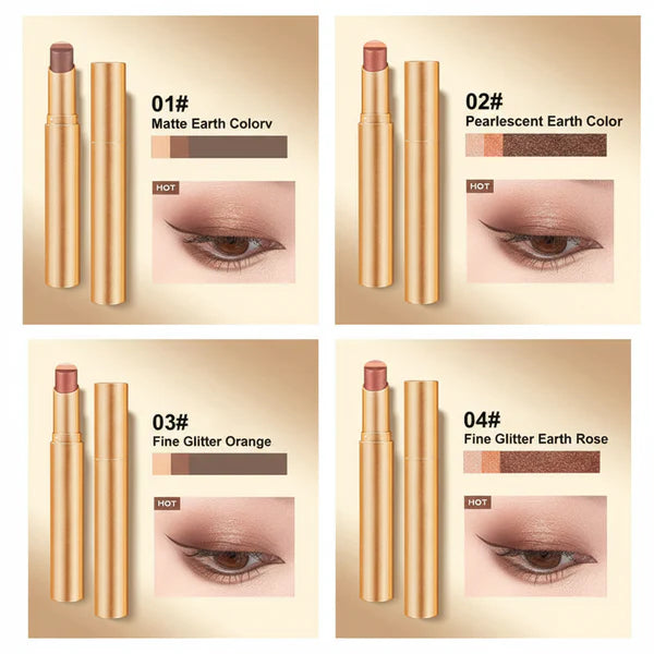 🔥LAST DAY SALE - BUY 1 GET 1 FREE!!🌸✨3 Colors in 1 Eyeshadow Stick