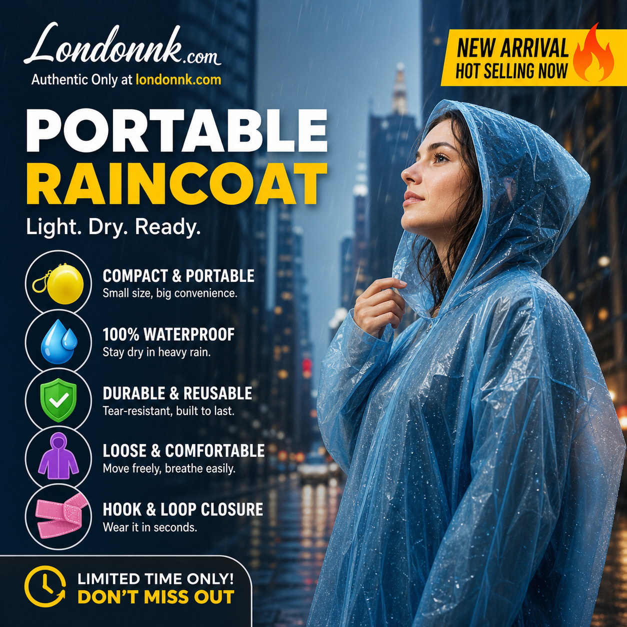 🥳 BUY 1 GET 1 FREE! ☔Mini Ball Shape Disposable Raincoat – Ultra‑compact ball packaging fits in any bag, purse or glove box. Waterproof & easy to use – always ready for sudden showers! 🌧️✨