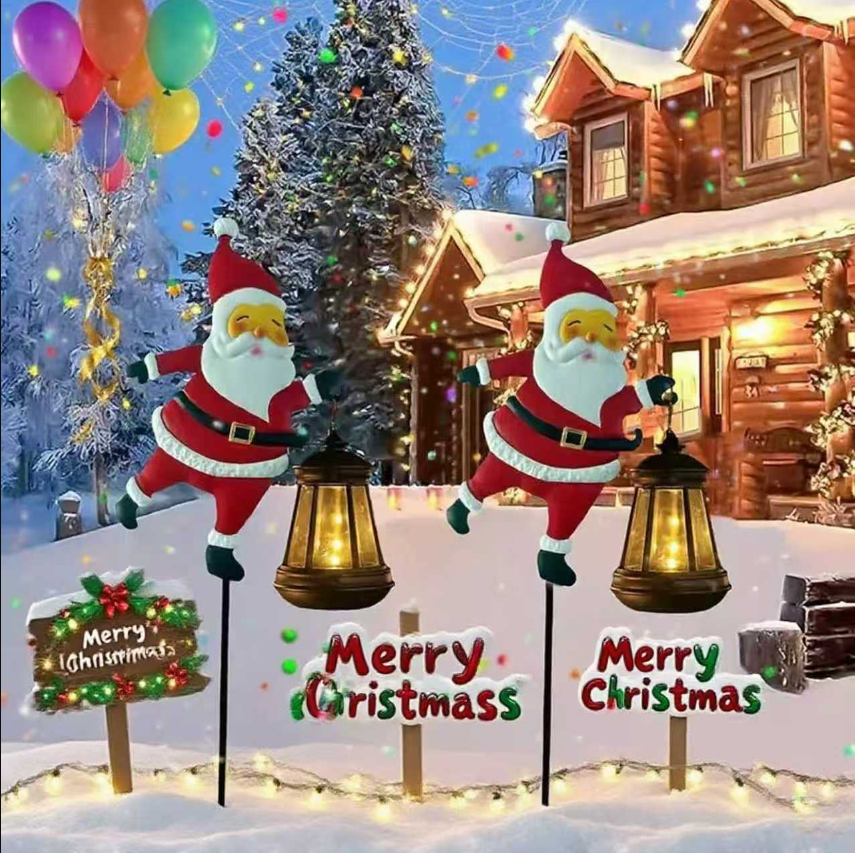 🎁Over 50,000 sold🎉Christmas Sale 50% OFF🎅✨Christmas Solar Kettle Light & Lantern Garden Decor Collection