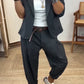 Women Collar Jacket+pants Temperament Commuting Suit