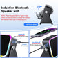 5-in-1 wireless Bluetooth speaker with induction function and adjustable cell phone holder