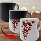 🎁2026 New Arrivals 50% OFF💥Color Changing Heart Handle Ceramic Mug for Valentine's Day ☕