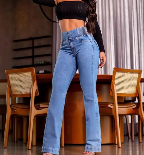 ⏳Limited-time 50% off⏰Stretch Flare Jeans With A High Waist👖
