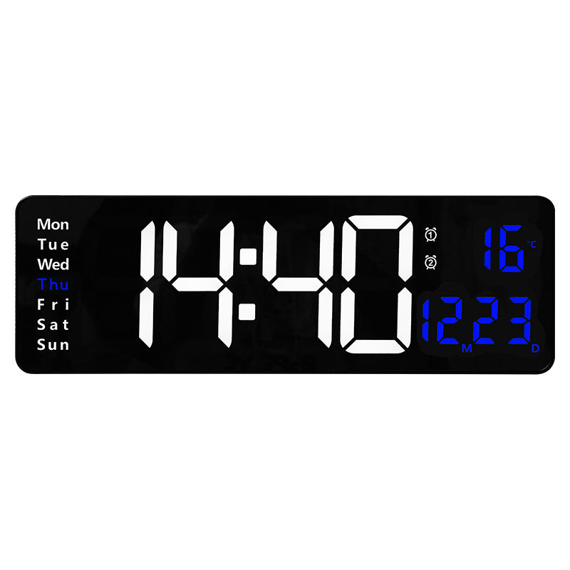 🎁2026 New Arrivals 50% OFF💥16" Large Digital Clock with Temperature, Date, Auto DST, Night Light, Auto Brightness Dimmer