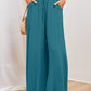 👖  50% OFF! ✨ Wide-Leg High-Waisted Pants – Cotton Blend, Loose Fit, Drawstring 🌿