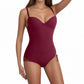 🔥 Hot Sale 50% OFF 🔥Shapewear Bodysuit with Bra|Ruched Slimming Adjustable Waist✨