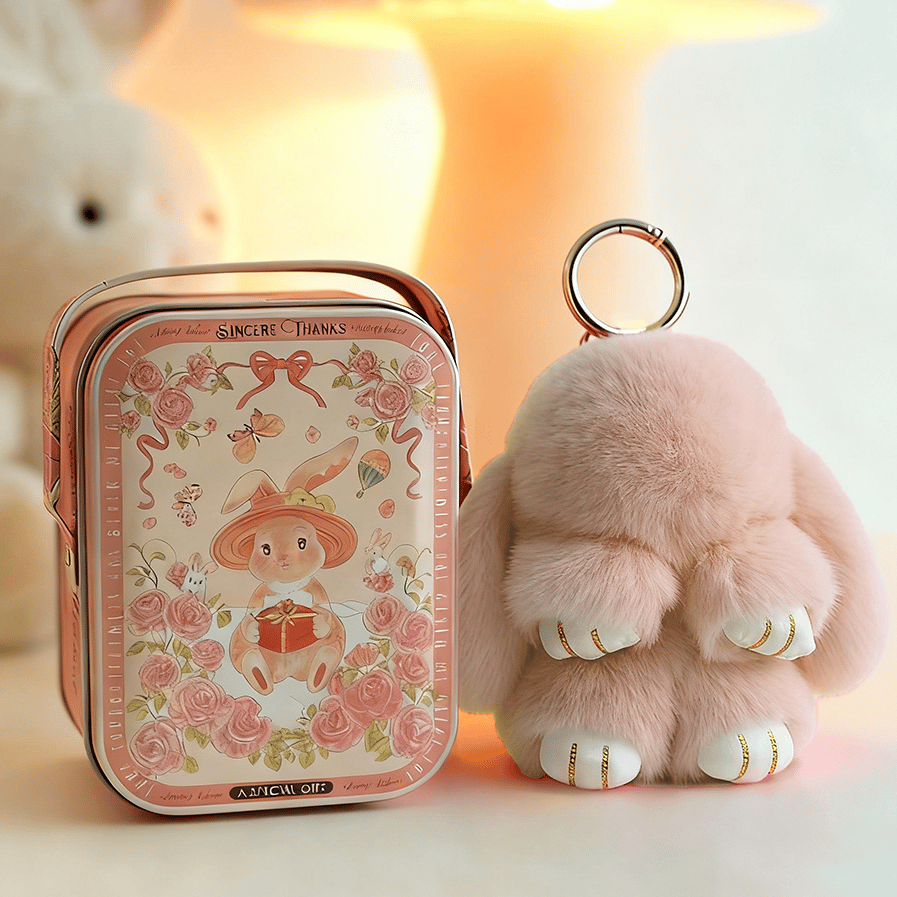 🏆LIMITED TIME SPECIAL SALE 50% OFF🐰 Handmade Soft Bunny PomPom Charms
