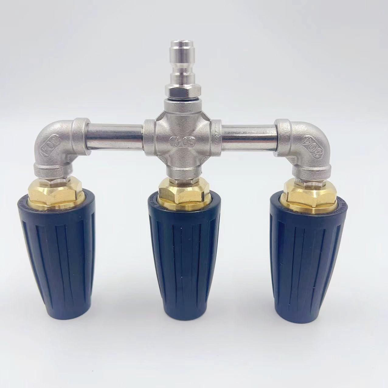 🚿 Stainless Steel Turbo Nozzle 🌟 – Perfect for terraces, cars, and facades