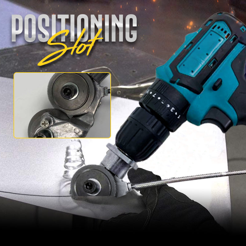 🔩 LIMITED-TIME 50% OFF! ✨ Electric Drill Plate Cutter – Metal Gear, Precise, Lightweight, Safe ⚙️