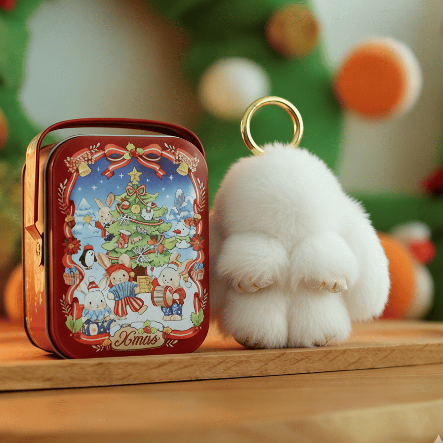 🏆LIMITED TIME SPECIAL SALE 50% OFF🐰 Handmade Soft Bunny PomPom Charms