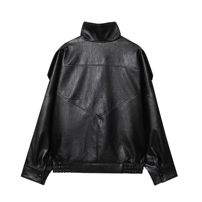💥2026 HOT SALE⚡50K+ SOLD!⚡Cool Faux Leather Biker Jacket(FREE SHIPPING)