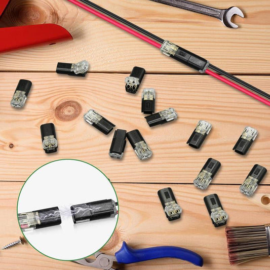 🥳2026 HOT SALE🥳💞50K+ SOLD!💥🔥🛡️ Final Day – Ends Tonight! ⏰ Double-Wire Connector with LOCKING Buckle 50% OFF! Secure lock, no slips. The reliable choice for safe, solid connections. ⚡🔒
