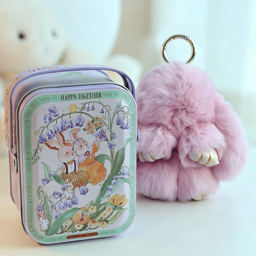 🏆LIMITED TIME SPECIAL SALE 50% OFF🐰 Handmade Soft Bunny PomPom Charms