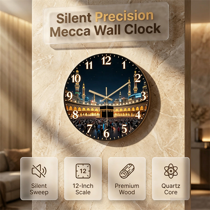 🎁2026 New Arrivals 50% OFF💥Creative Wooden Silent Wall Clock