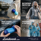 🥳 BUY 1 GET 1 FREE! ☔Mini Ball Shape Disposable Raincoat – Ultra‑compact ball packaging fits in any bag, purse or glove box. Waterproof & easy to use – always ready for sudden showers! 🌧️✨