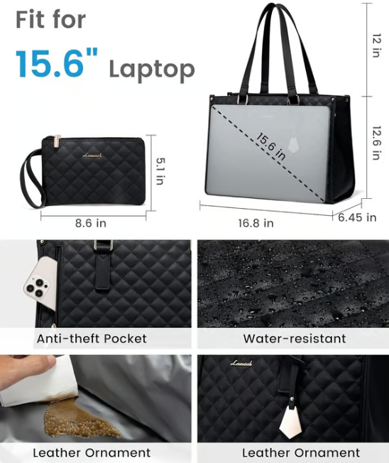 📢📢50%  OFF !!!⏰3 in 1 Lunch Tote Bag for Women🎁Free Matching Wallet⏰