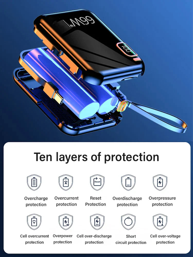 10000mAh mini power bank