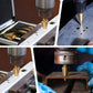 Pagoda-shaped Drill Bits Set with Aluminum Storage Case