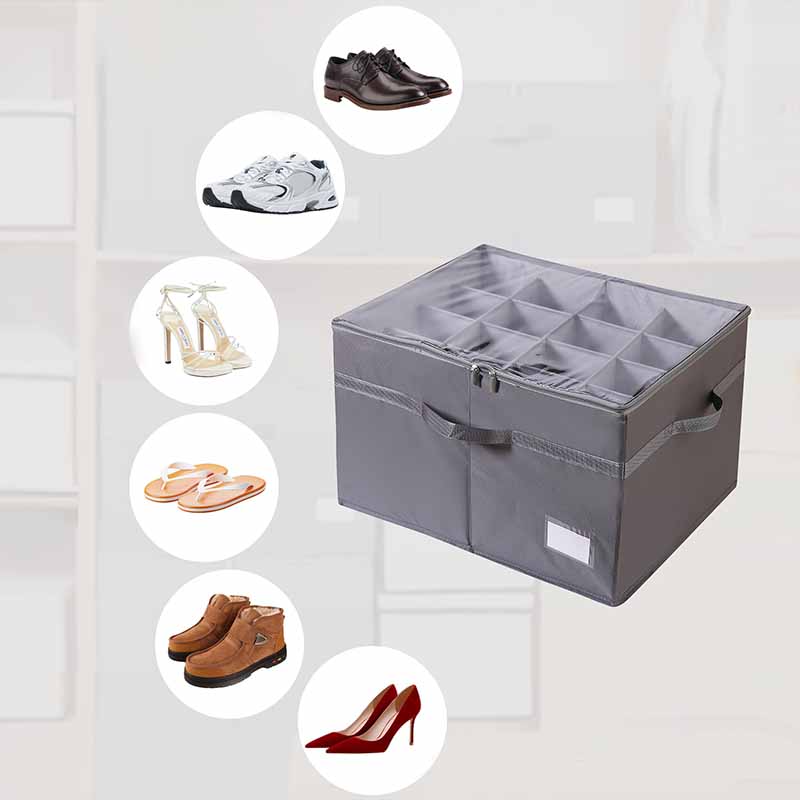 ⏳ LIMITED TIME SPECIAL! ⏰ Shoe Organizer with Adjustable Dividers & Clear Cover – Extra-Large Capacity, Durable Fabric & Easy Installation 🔍✨