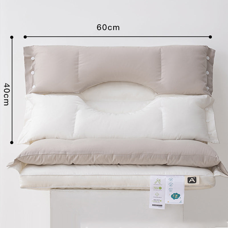 ⏳🔥LIMITED-TIME 50% OFF! ⏰☁️ Soft and Hard Dual-Zone Neck Support Pillow🛏️