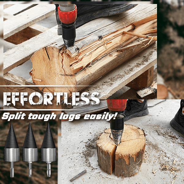 🪓 LIMITED-TIME 50% OFF! ⚡ Firewood Auger Drill Bit – Labor-saving, Efficient, Heavy-duty ✨