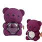🌹Preserved Roses with Bear-Shaped Jewelry Box - Gift Box (Necklace and Ring Not Included)