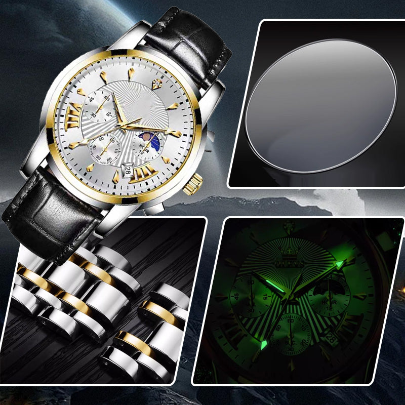 📢📢 50% OFF⌚Men's Fashion Casual Multi-Function Quartz Watch