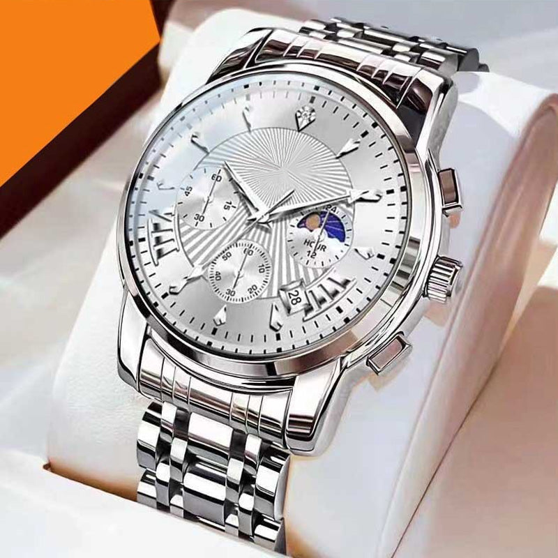 📢📢 50% OFF⌚Men's Fashion Casual Multi-Function Quartz Watch