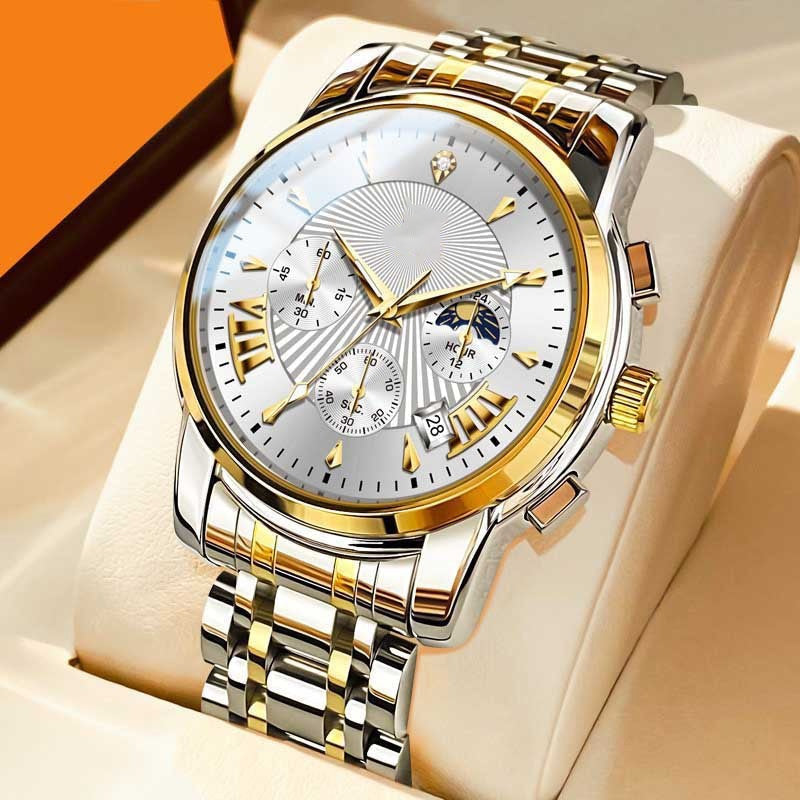 📢📢 50% OFF⌚Men's Fashion Casual Multi-Function Quartz Watch