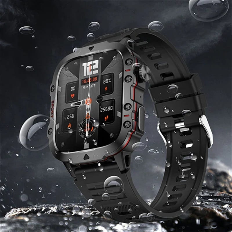 📢📢50% OFF !! ⏰Rugged Outdoor Smart Watch - 100+ Sports Modes