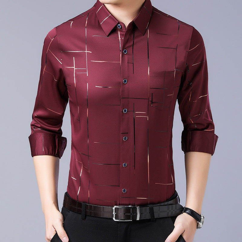 🔥 2026 Best-Seller | Men's Ultra-Thin Non-Iron Shirt | Loved by 10K+ ❤️【50% OFF】