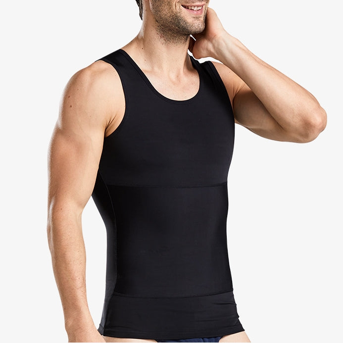 🎉Buy 2 Get 1 Free💪🎽Men's Slimming Tummy Control Chest Undershirt Shapewear