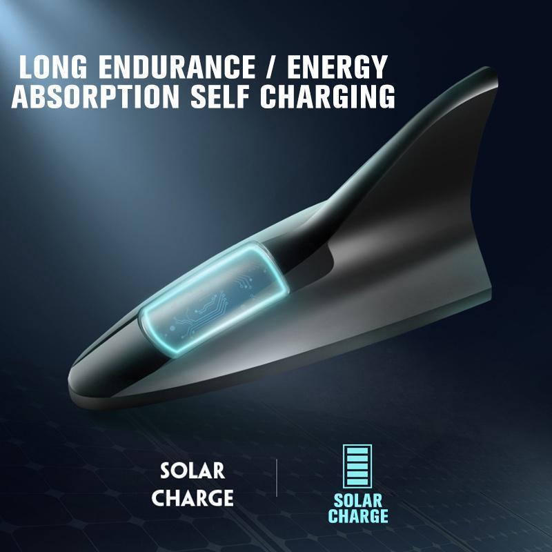 🦈Shark Fin Solar Warning Light for Car – Solar-Powered Visibility & Safety, Help Others See You on the Road 🚗✨
