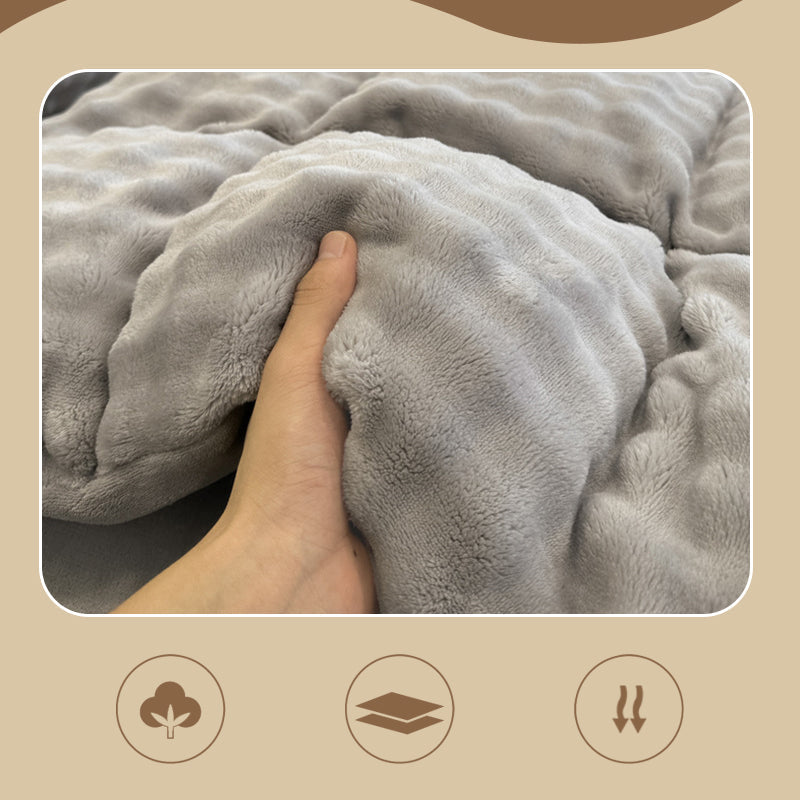 ⏳Limited-time 50% off⏰Winter Fluffy Plush Milk Velvet Comforter Set🛏️