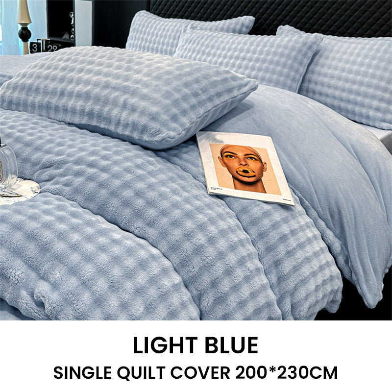 ⏳Limited-time 50% off⏰Winter Fluffy Plush Milk Velvet Comforter Set🛏️