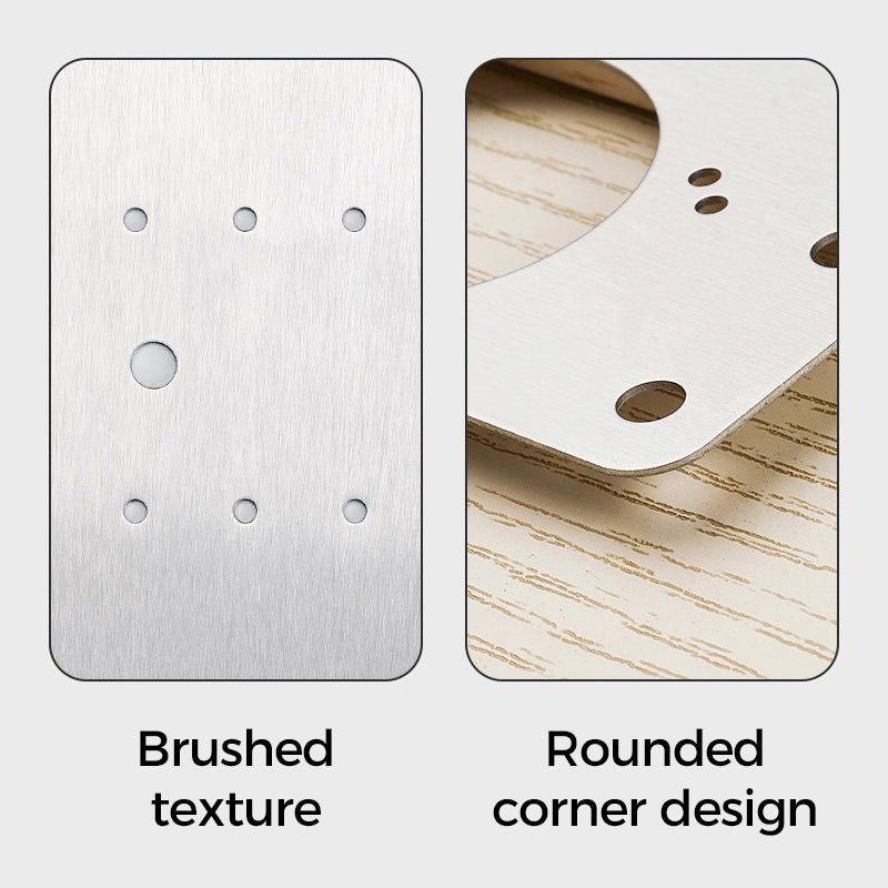 Stainless Steel Cabinet Door Hinge Plate