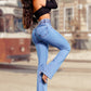 ⏳Limited-time 50% off⏰Stretch Flare Jeans With A High Waist👖