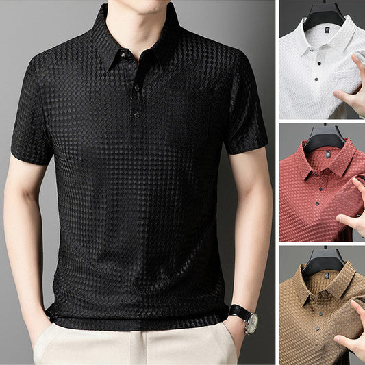🎁2026 New Arrivals 50% OFF💥Men’s Textured Short-Sleeve Shirt – Breathable, Lightweight & Easy to Style