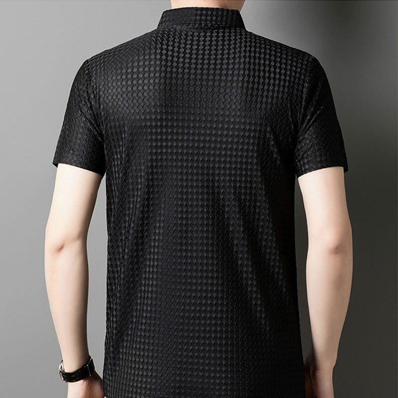 🎁2026 New Arrivals 50% OFF💥Men’s Textured Short-Sleeve Shirt – Breathable, Lightweight & Easy to Style