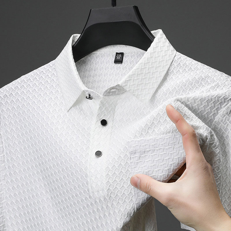🎁2026 New Arrivals 50% OFF💥Men’s Textured Short-Sleeve Shirt – Breathable, Lightweight & Easy to Style