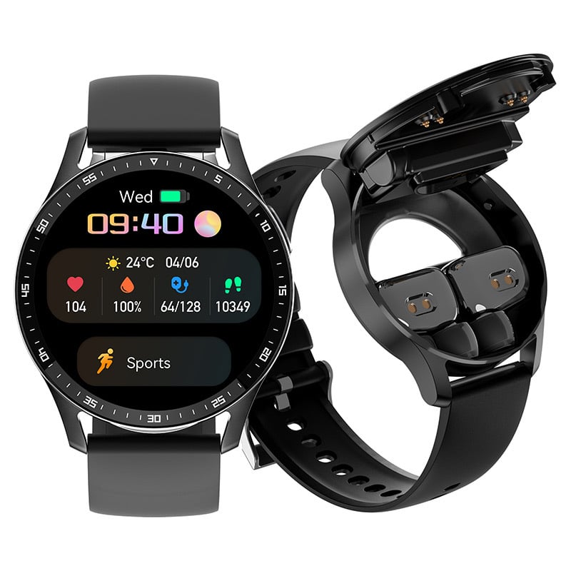🔥2026 Hot Sale⌚2-in-1 smartwatch with built-in wireless earbuds 🎧️